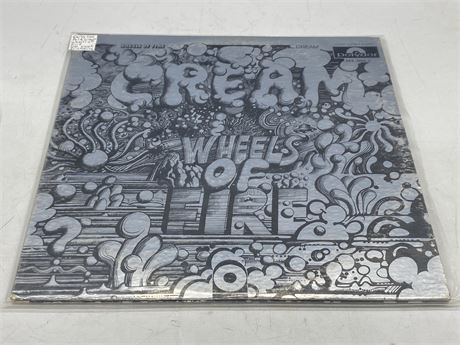 CREAM - WHEELS OF FIRE RECORD - VG (lightly scratched)