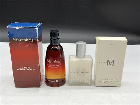 2 FULL MENS AFTERSHAVE