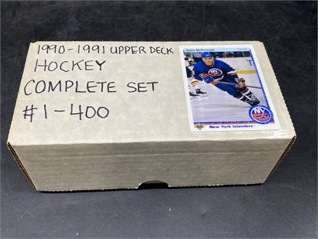 1990/91 UPPER DECK NHL COMPLETE SET