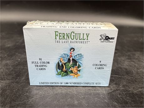FACTORY SEALED LIMITED EDITION FERN GULLY COLLECTOR CARD SET