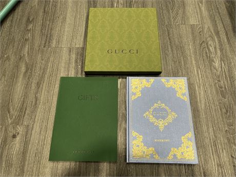 GUCCI / BURBERRY BOOKS & BOX