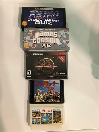 5 ASSORTED VIDEO GAMES