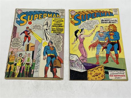 SUPERMAN #168 & #165
