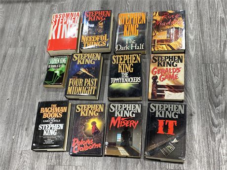 12 STEPHEN KING BOOKS