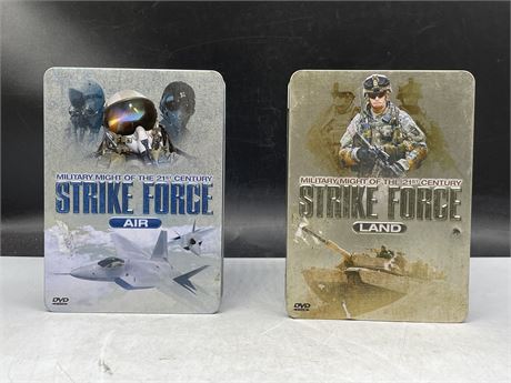 MILITARY MIGHT OF THE 21ST CENTURY STRIKE FORCE LAND & AIR DVD SETS