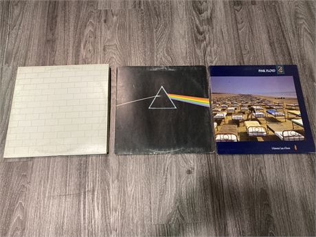 3 PINK FLOYD RECORDS