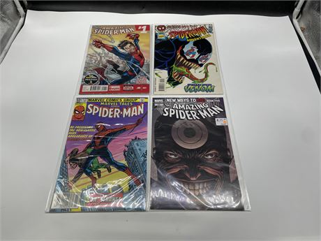 4 SPIDER-MAN COMICS