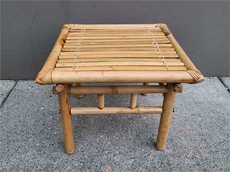 SMALL BAMBOO STOOL (16"Dm - 12"Height)