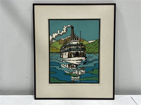 SIGNED / NUMBERED PRINT BY ROY GUNN “SS MINTO” (17.5”x21”)