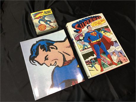 3 ASSORTED SUPERMAN BOOKS