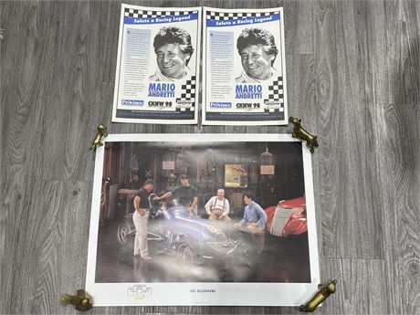 ANDRETTI RACING POSTER & MISC.