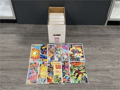SHORT BOX OF MISC DC COMICS