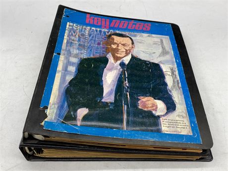 LOT OF KEY NOTES MUSIC & RECORD MAGS