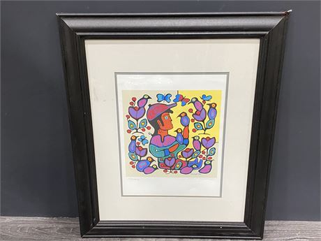 LIMITED EDITION PRINT BY NORVAL MORRISSEAU (20”x24”)
