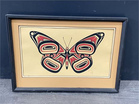 FIRST NATION BUTTERFLY PRINT (14”X20”)
