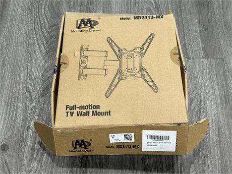 MOUNTING DREAM FULL MOTION TV WALL MOUNT IN BOX