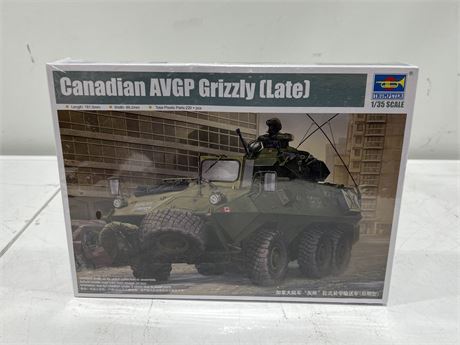 SEALED 1:35 SCALE CANADIAN AVGP GRIZZLY MODEL KIT