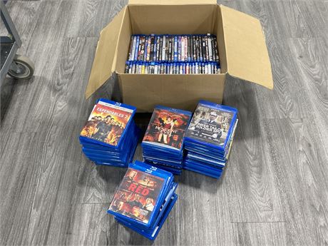 LOT OF 100+ MISC BLUE RAYS