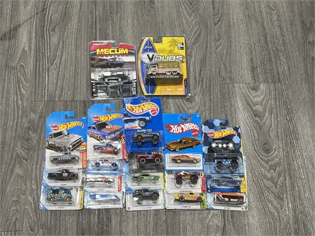 LOT OF NEW HOT WHEELS / OTHER DIE CAST CARS