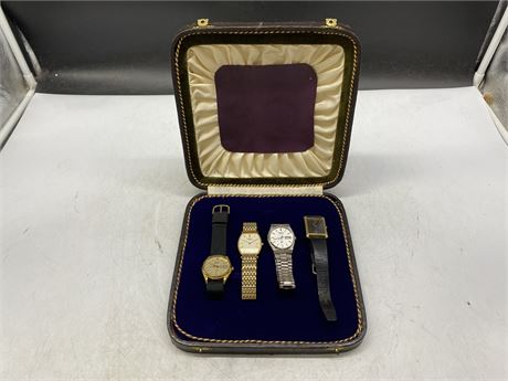 LOT OF 4 MISC WATCHES