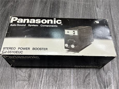 NEW OLD STOCK PANASONIC STEREO POWER BOOSTER