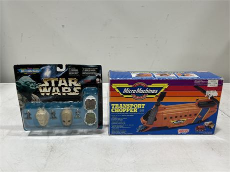 2 VINTAGE MICRO MACHINES COLLECTABLES