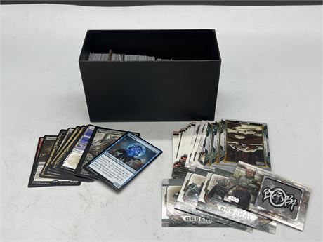 ~300 MAGIC CARDS W/SOME STAR WARS CARDS