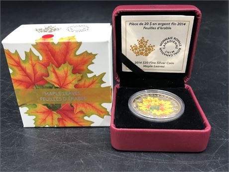 ROYAL CANADIAN MINT 2014 $20 FINE SILVER COIN