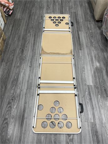 LARGE FOLDABLE BEER PONG TABLE 95”x24”x21”