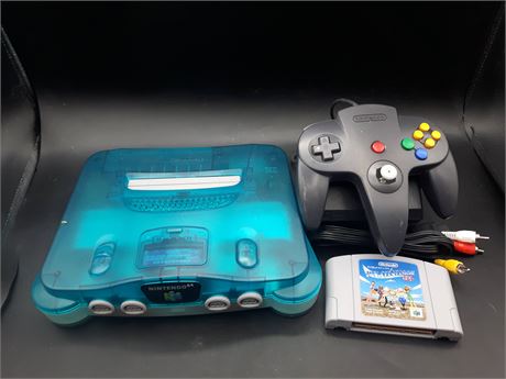 JAPANESE N64 CONSOLE WITH GAME - VERY GOOD CONDITION