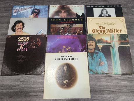 10 MISC RECORDS (most in very good condition)