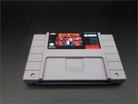 EXCELLENT CONDITION - BRAWL BROTHERS - SNES