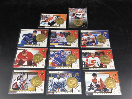 11 PINNACLE MINT COLLECTION NHL CARDS