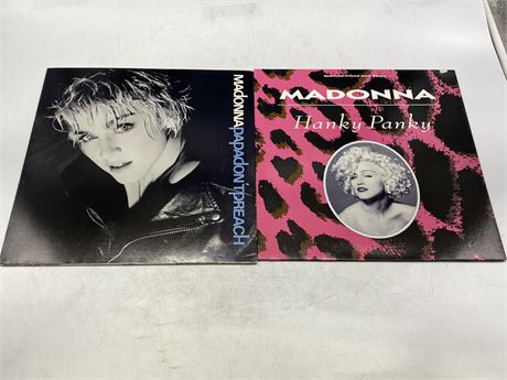 2 MADONNA RECORDS - VG+