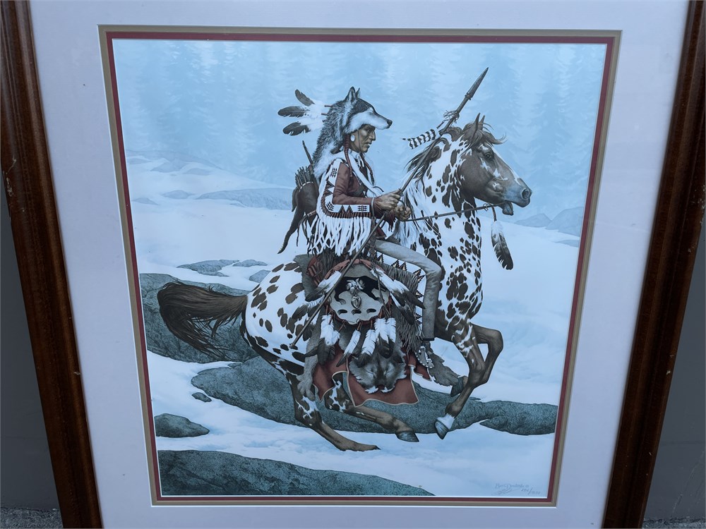 Urban Auctions Bev Doolittle Limited Edition Signed Print 29”x31”