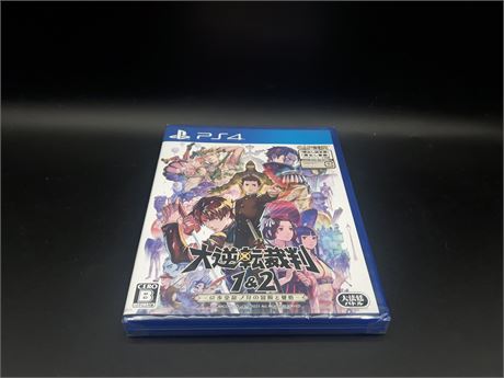 SEALED - GREAT ACE ATTORNEY CHRONICLES (JAPAN) - PS4