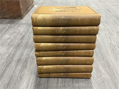 (8) 1888-89 THE WORKS OF WILLIAM SHAKESPEARE BOOKS