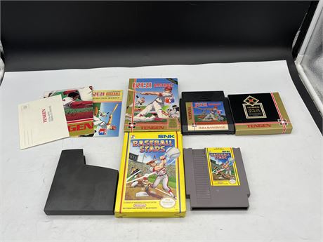 2 NES GAMES - 1 COMPLETE IN BOX W/ MANUAL & OTHER W/ BOX + SLEEVE