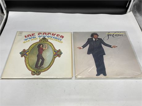 2 JOE COCKER RECORDS - EXCELLENT (E)