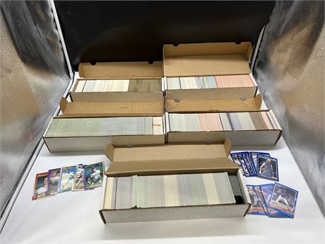 5 BOXES OF MLB CARDS - NO SHIPPING