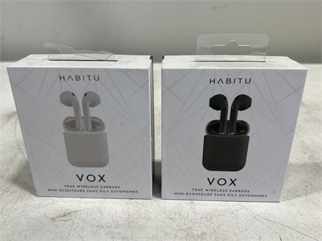 2 NEW VOX EARBUDS