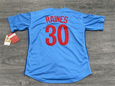 NWT RAINES MONTREAL EXPOS ALL STAR GAME JERSEY SIZE 48