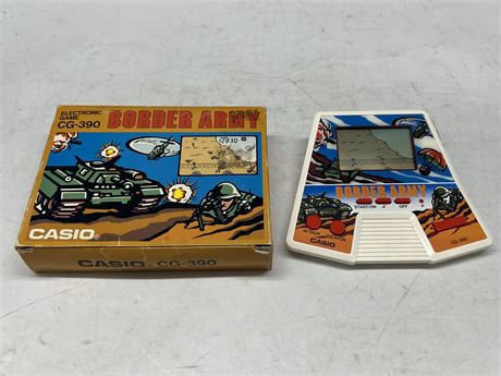 VINTAGE CASIO ELECTRONIC GAME BORDER ARMY