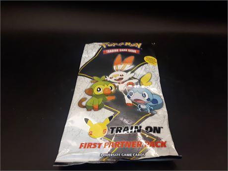 SEALED - POKEMON TRAIN ON FIRST PARTNERS PACK