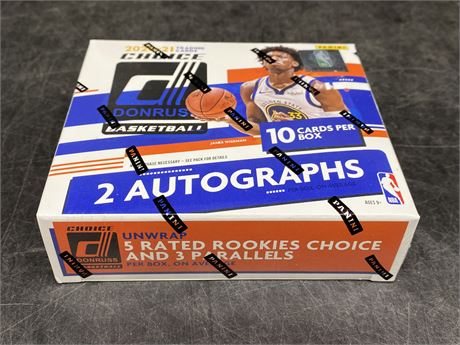 SEALED 2020/21 NBA DONRUSS CARD BOX (10 Cards)