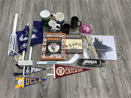 LARGE LOT OF COLLECTIBLES - MOSTLY SPORTS