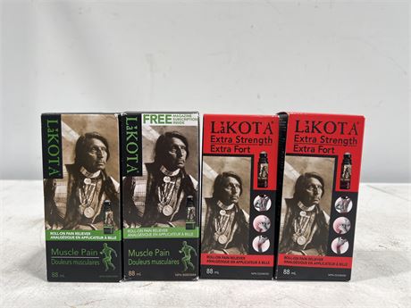 4 NEW LAKOTA PAIN RELIEF PRODUCTS