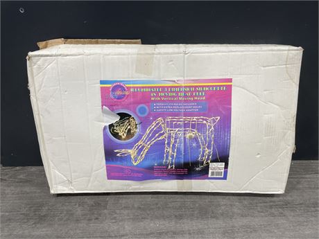 NEW/OLD STOCK ILLUMINATED 3-D 48” DEER WITH MOVING HEAD