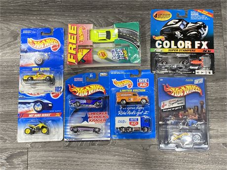 LOT OF VINTAGE HOTWHEELS - SOME SPECIAL EDITION
