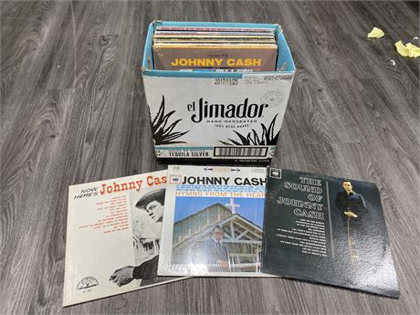 20+ JOHNNY CASH / SOUNDTRACK RECORDS - SCRATCHED
